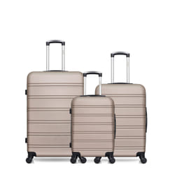 Lot de 3 Valises Rigides Grand Format, Taille Moyenne et Cabine RENOSO