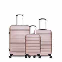 Lot de 3 Valises Rigides Grand Format, Taille Moyenne et Cabine RENOSO
