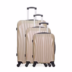 HERO - Set de 3 Valises MOSCOU 75 cm 4 Roues