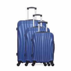 HERO - Set de 3 Valises MOSCOU 75 cm 4 Roues