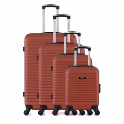 BLUESTAR - Set de 4 Valises BRAZILIA-M 75 cm 4 Roues