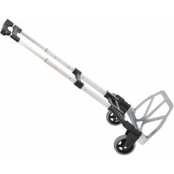 Homcom - Chariot diable pliable leger telescopique charge 70kg en aluminium argent-noir
