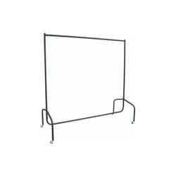 Homcom - Portant tringle à vêtements acier charge max. 140 Kg dim. 120L x 60l x 170H cm noir
