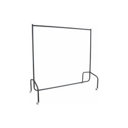 Homcom - Portant tringle à vêtements acier charge max. 140 Kg dim. 150L x 60l x 170H cm noir