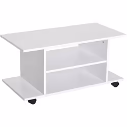 Ce meuble TV bas est idéal pour y déposer votre télévision dans votre séjour ou chambre. Disposant d'un double espace de rang ...