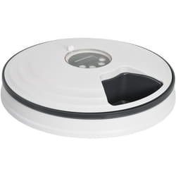 Pawhut - Distributeur de nourriture chat chien - distributeur automatique programmable - 6 compartiments - écran led - fonction musicale intégrée