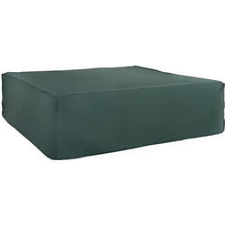 Housse de protection salon de jardin bâche étanche dim. 23L x 23l x 07H m polyester PVC haute densité vert