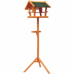 Description générale Ce superbe nichoir mangeoire en bois, recouvert d'une lasure résistante aux intempéries, offre un abri a ...