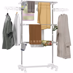 Description générale Ce séchoir à linge de haute qualité est un accessoire indispensable pour toutes les familles. Pratique, ...