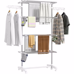 Description générale Ce séchoir à linge de haute qualité est léger et pratique, idéal pour toutes les familles. Il offre un g ...