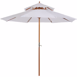 Notre parasol en bois est grand et robuste pour une protection optimal contre le soleil. Avec l'augmentation de la temperatur ...