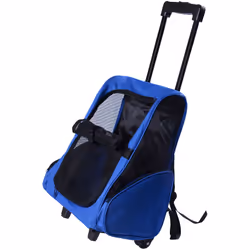 Description générale Ce trolley chic est idéal comme un sac à dos ou un chariot pour transporter les petits chiens, chats et  ...