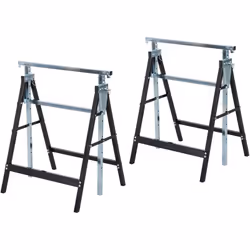 Description générale Ce lot de 2 tréteaux pliables télescopiques est idéal pour un usage occasionnel ou professionnel. Ils so ...