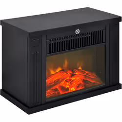 Description générale Cette cheminée électrique modèle poêle au style contemporain crée une ambiance cocooning et romantique d ...