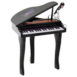 Piano à queue électronique 37 touches multifonctions avec micro haut parleur noir neuf 03BK