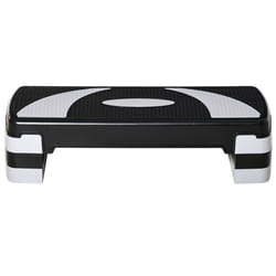 HOMCOM Stepper Fitness Aerobic hauteur reglable surface antiderapante 80 x 31 x 20 cm noir gris clair