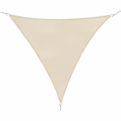 Description générale Ce superbe voile d'ombrage triangulaire grande taille 3 x 3 x 3 m coloris crème est un accessoire de déc ...