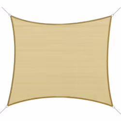 Description générale Ce superbe voile d'ombrage rectangulaire 3 x 4 m coloris sable est un accessoire de décoration extérieur ...