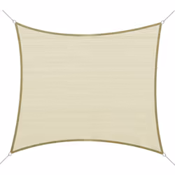 Description générale Ce superbe voile d'ombrage rectangulaire de 3 x 4 m en coloris crème est un accessoire de décoration ext ...