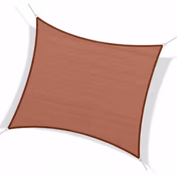 Description générale Ce superbe voile d'ombrage carré de 3 x 3 m en coloris rouille est un accessoire de décoration extérieur ...