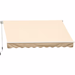 Ce superbe store banne manuel avec inclinaison réglable sera parfait pour installation au-dessus d'une terrasse, fenêtre ou d ...