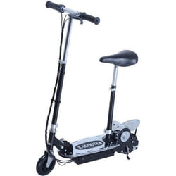 Trottinette électrique 120 W pliable pour enfant de 7 à 12 ans hauteur guidon et selle réglable 10 Km/h max. noir