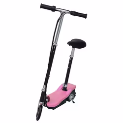 HOMCOM - trottinette électrique - Métal - 78x37x99cm - Rose
