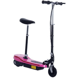 HOMCOM - trottinette électrique - Métal - 76x38x96cm - Rose