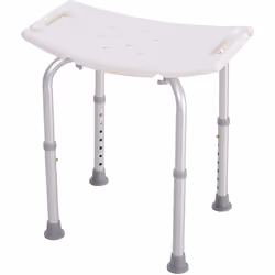Description générale Ce superbe tabouret de douche réglable en hauteur en aluminium et HDPE permet aux personnes âgées ou han ...