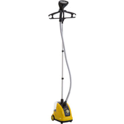 Homcom - Défroisseur vapeur vertical défroisseur à vêtements 1,4 l 1950 w débit vapeur 30g/min tige telescopique jaune noir