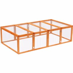 Description générale Cette cage à lapin fera le bonheur de vos animaux. Dotée d'une fonction pliable, elle offre un gain de p ...