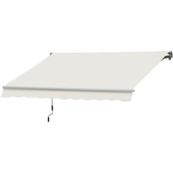 Outsunny - Store banne manuel rétractable aluminium polyester imperméabilisé 3L x 2,5l m crème