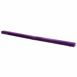 Poutre de gymnastique pliable poutre d’équilibre antidérapante 21 m revêtement daim violet