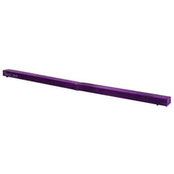 Poutre de gymnastique pliable poutre d’équilibre antidérapante 21 m revêtement daim violet