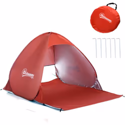 Ce joli petit abri tente de plage pop-up à ouverture / fermeture rapide sera idéal pour passer de longues et agréables journé ...