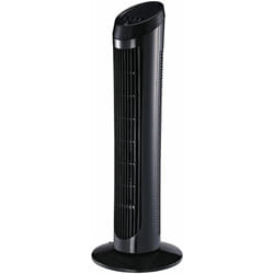 Homcom - Ventilateur colonne oscillant 45W 3 vitesses H75cm Noir