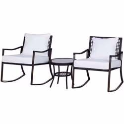 Description générale Ce magnifique ensemble de jardin pour 2 personnes, au style cosy, vous permettra de profiter des beaux j ...