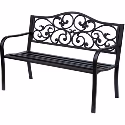 Description : Ce superbe banc de jardin sublimera votre jardin ou terrasse grâce à son design épuré et ses belles lignes. Son ...