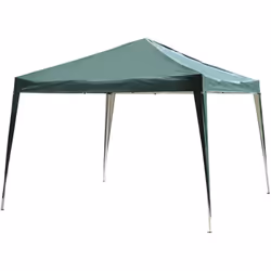 Tonnelle barnum de jardin pliant anti-UV + sac de transport acier Oxford 3 x 3 x 2,55 m vert
