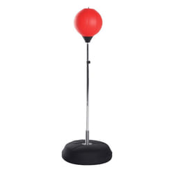 HOMCOM - punching ball - Acier - 43x43x144cm - Rouge