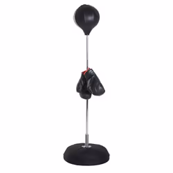 HOMCOM - punching ball - Acier - 43x43x144cm - Noir