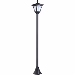 Description générale Ce superbe lampadaire LED noir à énergie solaire apportera une touche d'élégance et de romantisme à votr ...