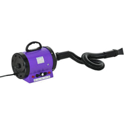 Séchoir sèche-poils toilettage professionnel pour chien chat animaux 2800 w température + vitesse réglable rose fuchsia noir