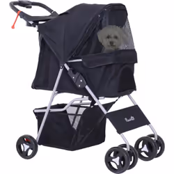 Description générale Cette superbe poussette buggy est conçue pour votre animal de compagnie afin de faciliter vos déplacemen ...