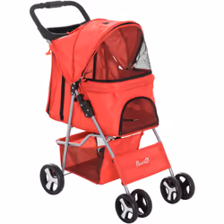 Cette superbe poussette buggy est conçue pour votre animal de compagnie afin de faciliter vos déplacements : promenade, cours ...