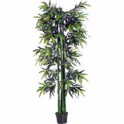 Description générale Ajoutez une touche de vert dans votre salon, votre chambre ou votre bureau avec ce splendide bambou arti ...