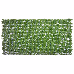 Outsunny Haie Artificiel érable Brise-Vue décoration Rouleau 3L x 15H m Feuillage réaliste Anti-UV Vert