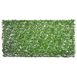 Outsunny Haie Artificiel érable Brise-Vue décoration Rouleau 3L x 15H m Feuillage réaliste Anti-UV Vert