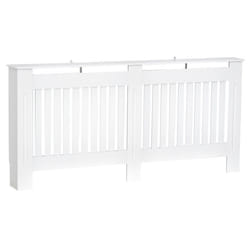 Cache-radiateur design panneau cabinet 172L x 19l x 81H cm MDF blanc 31 172x19x81cm Blanc