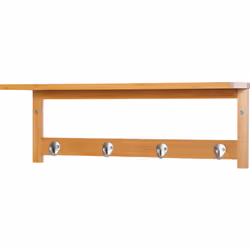 Description générale Ce porte-manteau étagère murale est la solution idéale pour optimiser votre espace de rangement. Il comp ...